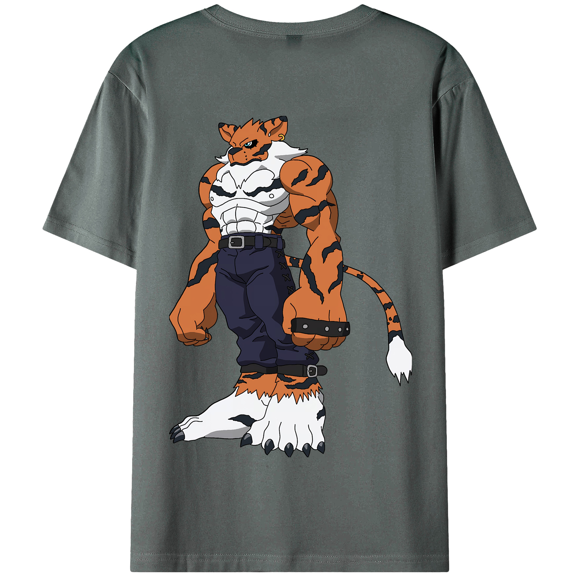 （画像用） Digimon デジタルモンスター/デジモン 綿100％半袖Tシャツ（背面プリント）